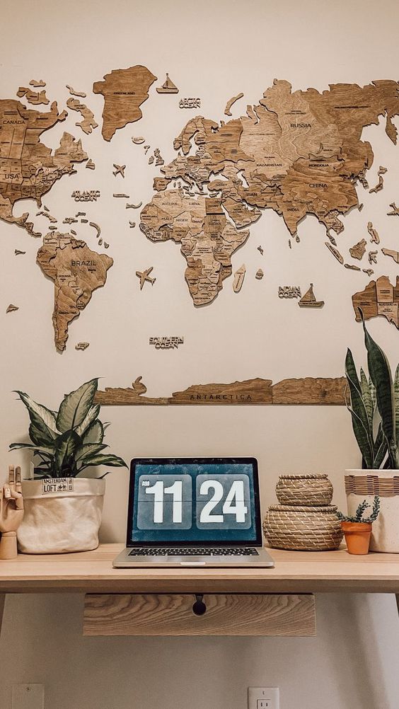 How Wood Maps as Conversation Starters and Enhance Your Decor